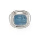 TIFFANY & CO. RING PICASSO BLUE GEMSTONE 18K WHITE GOLD SIZE 6: TIFFANY & CO. RING PICASSO BLUE GEMSTONE 18K WHITE GOLD SIZE 6 TIFFANY & CO. RING PICASSO BLUE GEMSTONE 18K WHITE GOLD SIZE 6 This Tiffany & Co. Ring features a stunning Picasso Blue gemstone set in 1