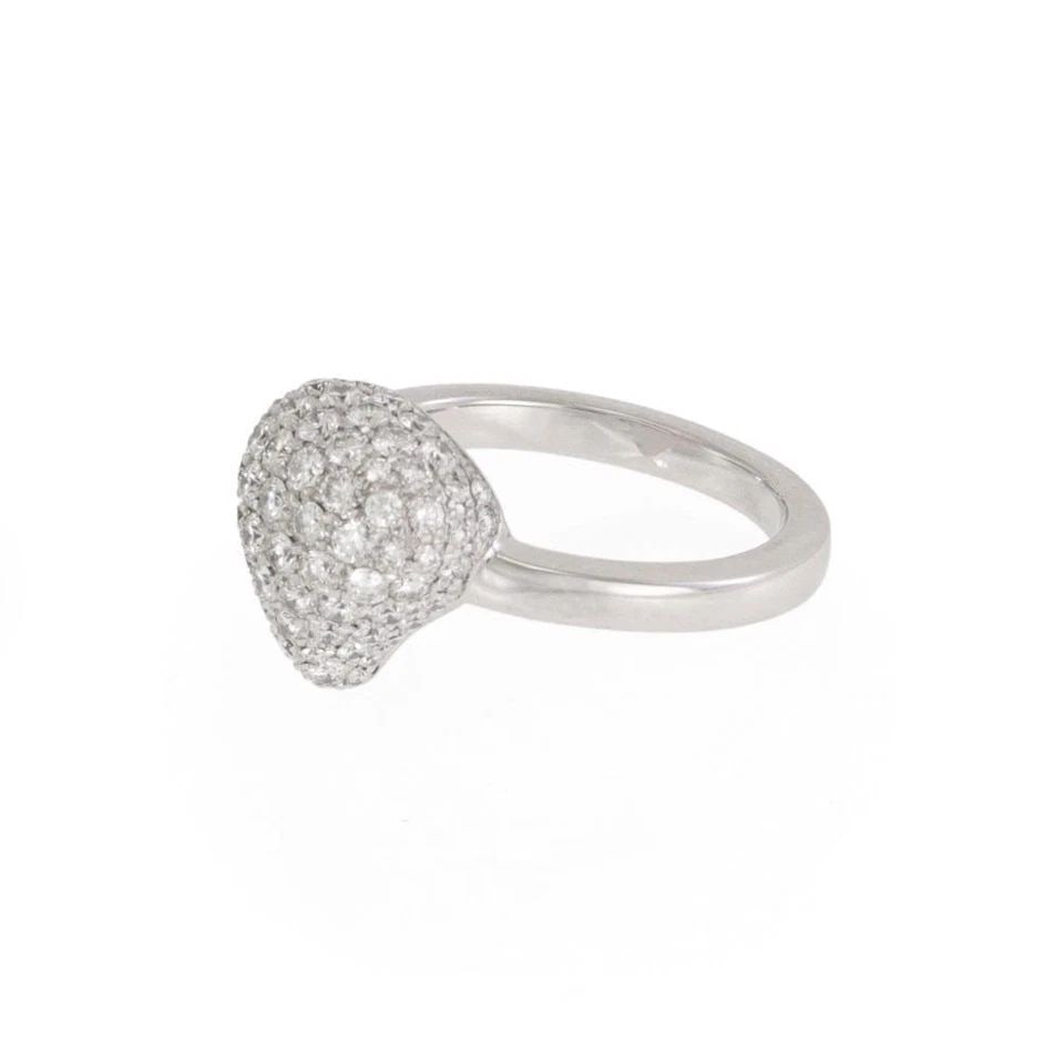 CHOPARD PAVE DIAMONDS 18K WHITE GOLD DOME RING SIZE 4: CHOPARD PAVE DIAMONDS 18K WHITE GOLD DOME RING SIZE 4 CHOPARD PAVE DIAMONDS 18K WHITE GOLD DOME RING SIZE 4 Chopard Pave Diamonds 18k White Gold Dome Ring Size 4 Description This is a lovely authentic