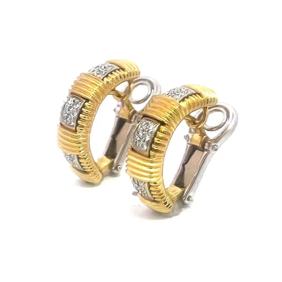 70828 ROBERTO COIN APPASSIONATA GOLD EARRINGS DIAMOND 18K YELLOW HUGGIE STYLE: 70828 ROBERTO COIN APPASSIONATA GOLD EARRINGS DIAMOND 18K YELLOW HUGGIE STYLE 70828 ROBERTO COIN APPASSIONATA GOLD EARRINGS DIAMOND 18K YELLOW HUGGIE STYLE The Roberto Coin Appassionata Gold Earrings 