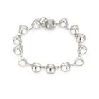 DI MODOLO DIAMOND 18K WHITE GOLD TRIADRA CIRCLE CHARMS CHAIN BRACELET: DI MODOLO DIAMOND 18K WHITE GOLD TRIADRA CIRCLE CHARMS CHAIN BRACELET DI MODOLO DIAMOND 18K WHITE GOLD TRIADRA CIRCLE CHARMS CHAIN BRACELET Di Modolo Diamond 18k White Gold Triadra Circle Charms Chain