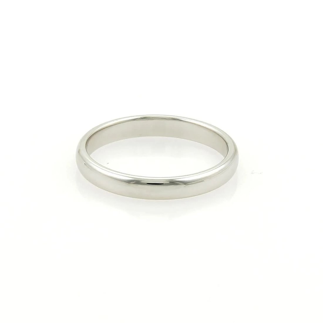 TIFFANY & CO. PLATINUM WEDDING BAND DOME STYLE RING (1 of 1)