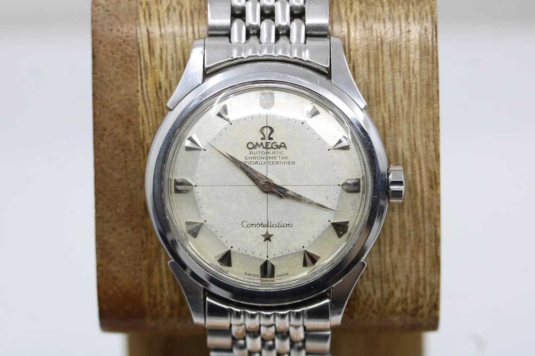 OMEGA CONSTELLATION CAL. 501 SILVER 35MM DIAL AUTOMATIC STAINLESS WATCH 2852 (1 of 2)