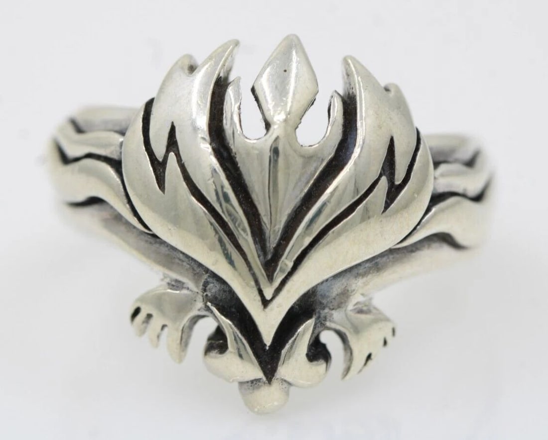 WTS WATSON STERLING SILVER RING SIZE 12 - 20 GRAMS (1 of 2)