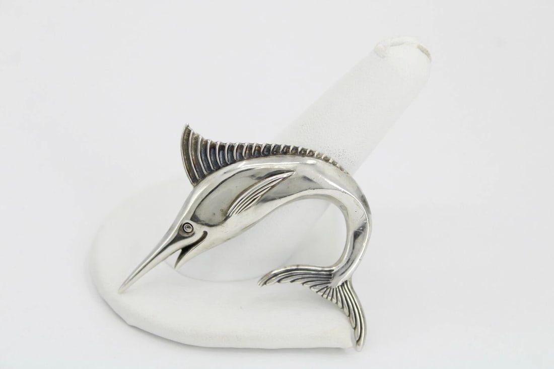 KABANA STERLING SILVER SWORDFISH PENDANT 8.9 GRAMS (1 of 2)