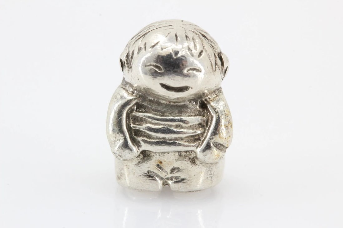 PANDORA BOY CHARM - STERLING SILVER 925 NEW AUTHENTIC BEAD 790360 RETIRED: PANDORA BOY CHARM - STERLING SILVER 925 NEW AUTHENTIC BEAD 790360 RETIRED Description Pandora Boy Charm - Sterling Silver 925 NEW Authentic Bead 790360 Retired 3 available. one per purchase price Item