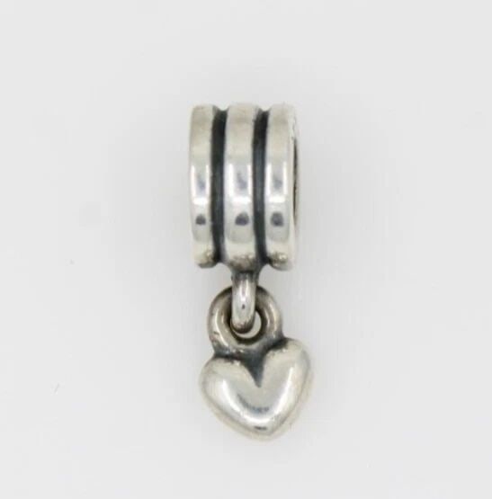PANDORA STERLING SILVER PUFFY HEART DANGLE CHARM 790276: PANDORA STERLING SILVER PUFFY HEART DANGLE CHARM 790276 Description Pandora Sterling Silver Puffy Heart Dangle Charm 790276 Pandora charm in good condition. May show signs of wear and/or tear. Item ha