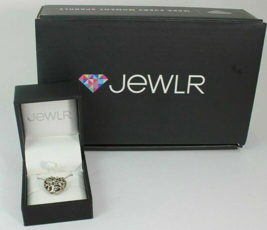 JEWLR 925 JWLP0298 FAMILY TREE CAGED PENDANT W/ CZ AND BLUE SAPPHIRE STONE (1 of 2)