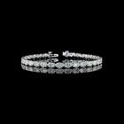 LAB-GROWN 10.43 CARAT OVAL E-F-VS1 DIAMOND 14K WHITE GOLD TENNIS BRACELET: LAB-GROWN 10.43 CARAT OVAL E-F-VS1 DIAMOND 14K WHITE GOLD TENNIS BRACELET LAB-GROWN 10.43 CARAT OVAL E-F-VS1 DIAMOND 14K WHITE GOLD TENNIS BRACELET PRODUCT DESCRIPTION Title: High-quality Brand-New Ec