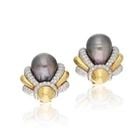 1.41 CARAT ROUND BRILLIANT H-VS1 DIAMOND 18K YG CLUSTER EARRING: 1.41 CARAT ROUND BRILLIANT H-VS1 DIAMOND 18K YG CLUSTER EARRING Title: 1.41 Carat Round Brilliant H-VS1 Diamond 18 Karat Yellow Gold Cluster Earring Style: Cluster Metal: 18 Karat Yellow Gold Gemstone