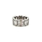 4.08 CARAT MARQUIS AND TAPERED BAGUETTE ROUND DIAMOND PLATINUM BAND RING: 4.08 CARAT MARQUIS AND TAPERED BAGUETTE ROUND DIAMOND PLATINUM BAND RING PRODUCT DESCRIPTION Title: 4.08 Carat Marquis Shape H SI and Tapered Baguette Shape H VS and Round Brilliant H SI Diamond Plati