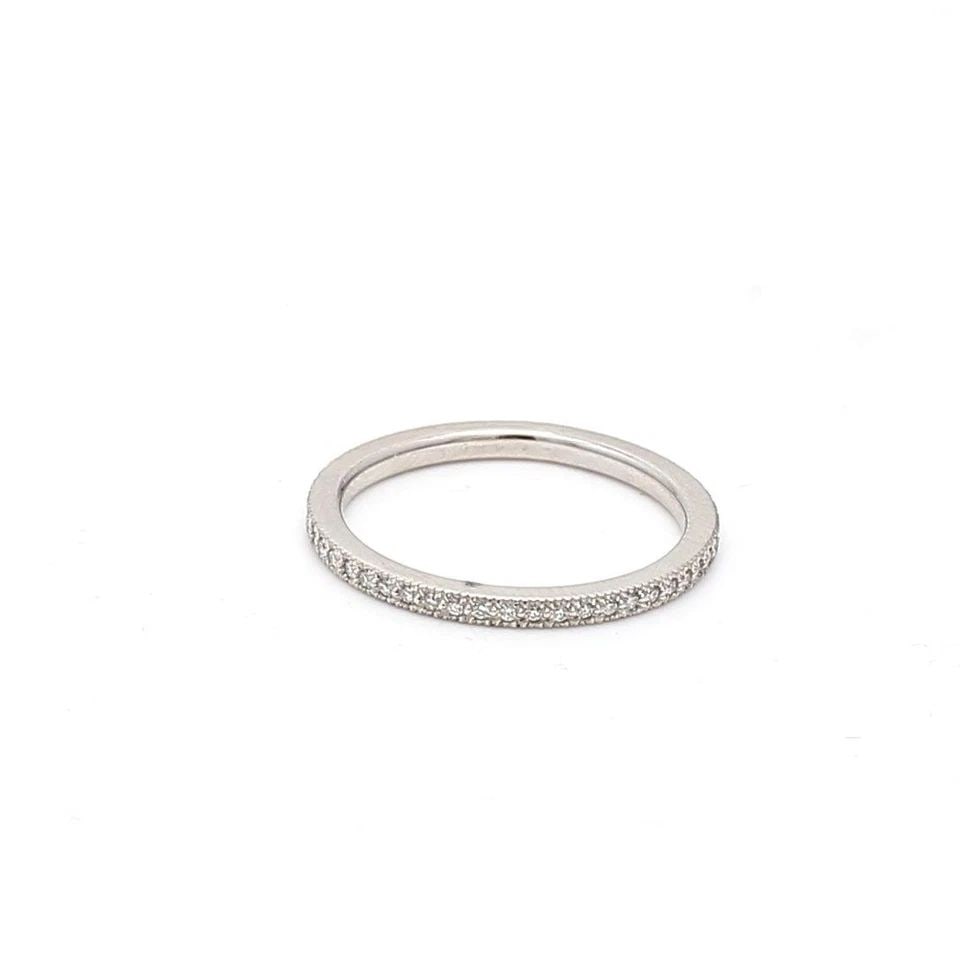 TIFFANY & CO 0.49 CARAT ROUND BRILLIANT G VS2 DIAMOND PLATINUM BAND RING: TIFFANY & CO 0.49 CARAT ROUND BRILLIANT G VS2 DIAMOND PLATINUM BAND RING $1,680.00 PRODUCT DESCRIPTION Designer: Tiffany & Co Title: Tiffany & Co 0.49 Carat Round Brilliant G VS2 Diamond Platinum Band