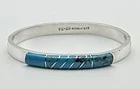 925 STERLING SILVER MEXICO, BANGLE WITH LAB TURQUOISE 7 INCHES 33.9 GRAMS (1 of 2)