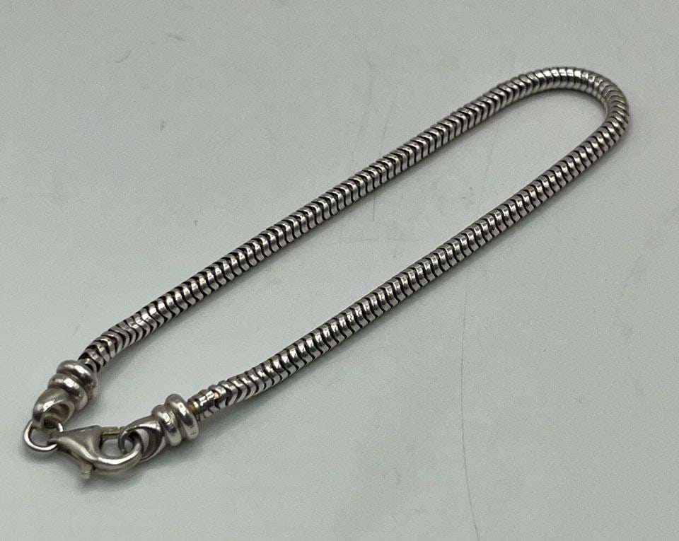 7.5" SNAKE LINK CHAIN BRACELET - 2