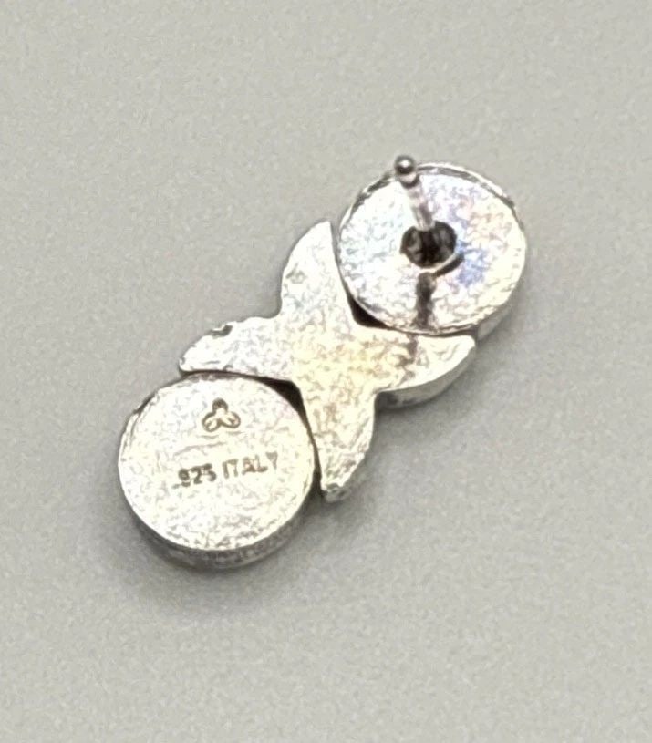 STERLING SILVER XO POST EARRINGS (1 of 1)
