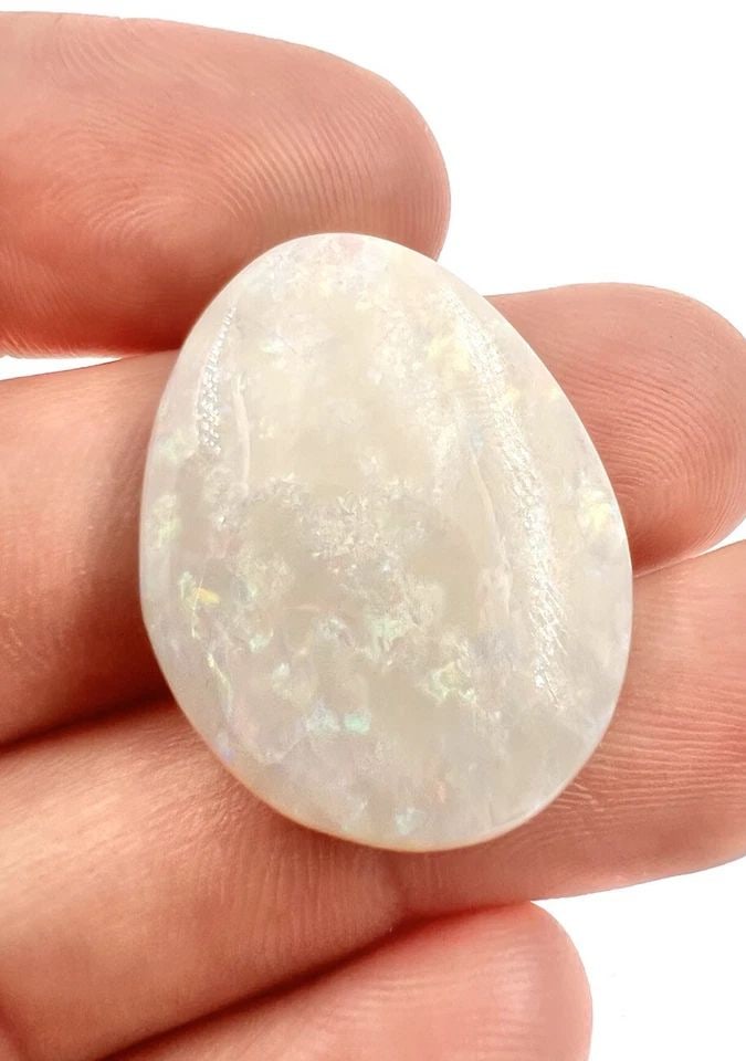 LARGE 18.5 CARATS NATURAL AUSTRALIAN FIRE OPAL LOOSE STONE 29MM X 22MM (1 of 2)