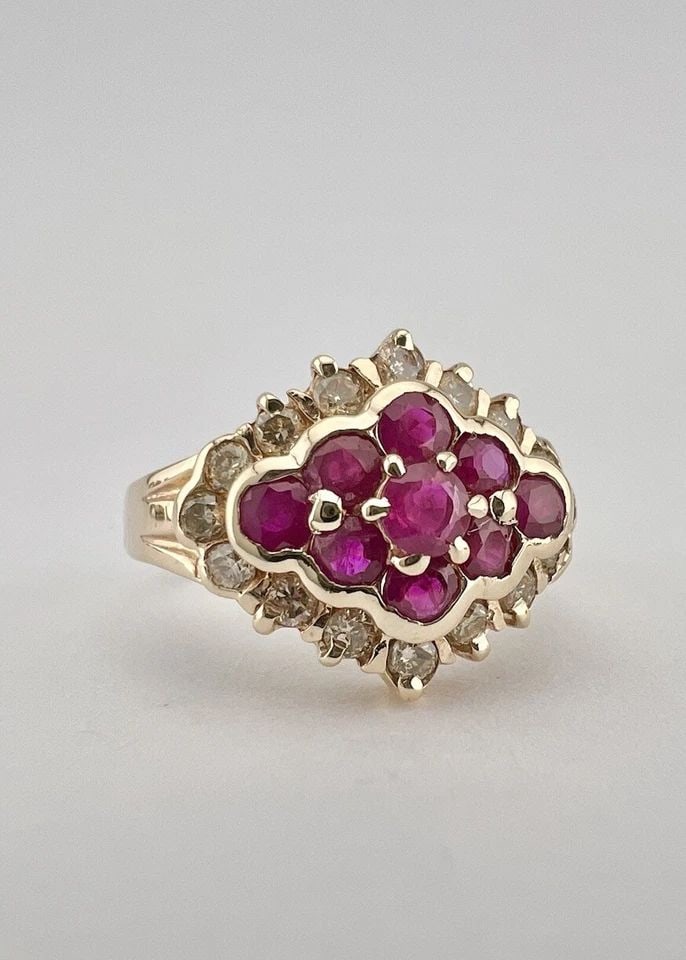 VTG NAVAJO STERLING SILVER MULTI GEMS COBBLESTONE TEARDROP POST EARRINGS 1.5" (1 of 2)