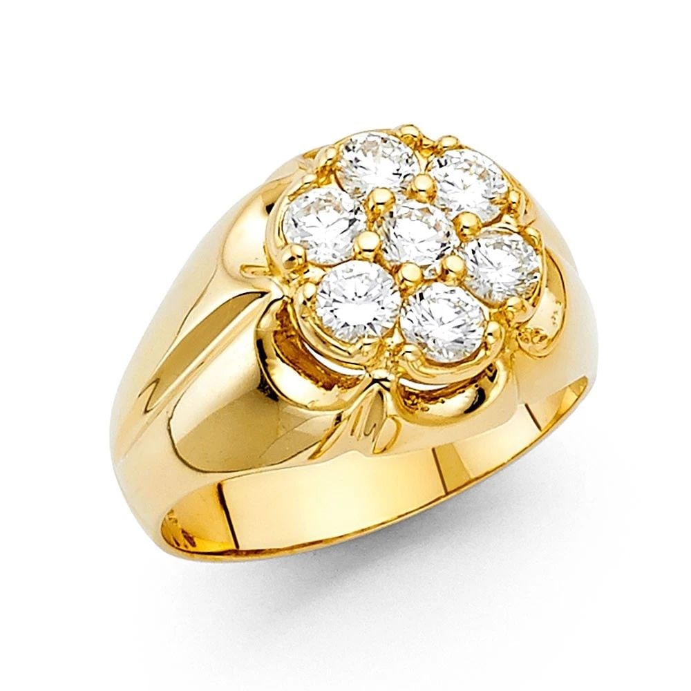 NEW 14K YELLOW GOLD MEN'S RING - SIZE 10: NEW 14K YELLOW GOLD MEN'S RING MEN'S RING NEW 14K YELLOW GOLD WIDTH : 15 mm WEIGHT : 6.8g