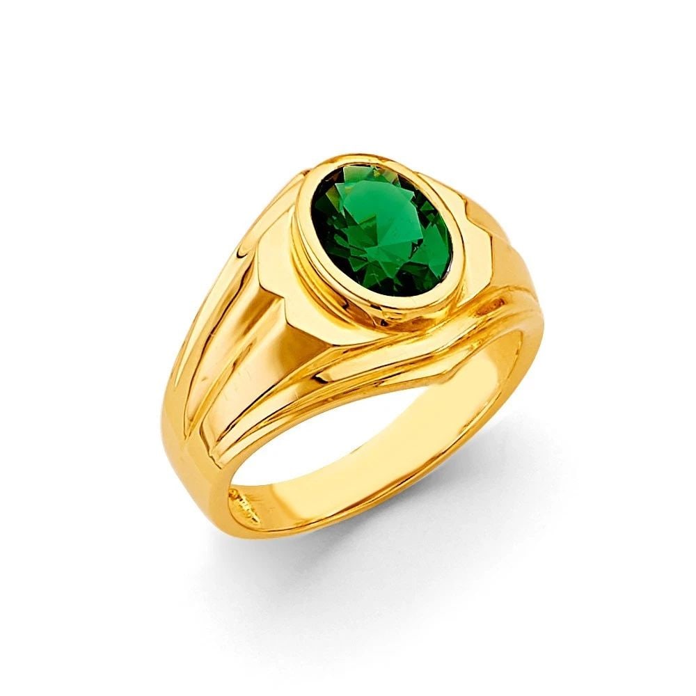 NEW 14K YELLOW GOLD MEN'S RING - SIZE 10: NEW 14K YELLOW GOLD MEN'S RING MEN'S RING NEW 14K YELLOW GOLD WIDTH : WEIGHT : 6.4g