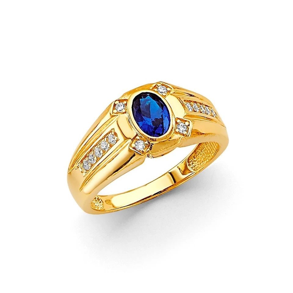 NEW 14K TWO TONE GOLD MEN'S RING - SIZE 10: NEW 14K TWO TONE GOLD MEN'S RING MEN'S RING NEW 14K TWO TONE GOLD WIDTH : WEIGHT : 6.4g