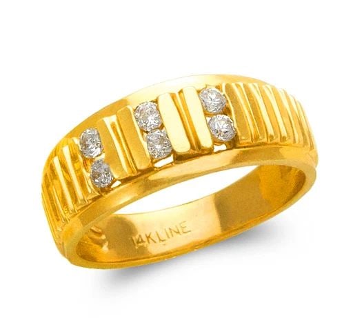 NEW 14K YELLOW GOLD MEN'S COUPLE RING: NEW 14K YELLOW GOLD MEN'S COUPLE RING MEN'S COUPLE RING NEW 14K YELLOW GOLD SIZE Apx: 8mm Apx WEIGHT: 6.0g