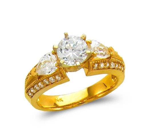 NEW 14K YELLOW GOLD LADIES FASHION SOLITAIRE RING: NEW 14K YELLOW GOLD LADIES FASHION SOLITAIRE RING LADIES FASHION SOLITAIRE RING NEW 14K YELLOW GOLD SIZE Apx: 6mm Apx WEIGHT: 6.0g