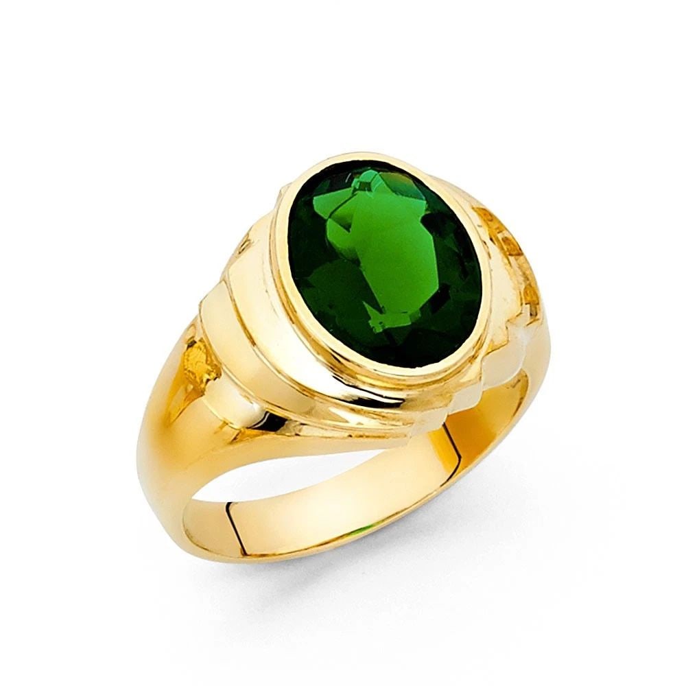 NEW 14K YELLOW GOLD MEN'S RING - SIZE 10: NEW 14K YELLOW GOLD MEN'S RING MEN'S RING NEW 14K YELLOW GOLD WIDTH : 15 mm WEIGHT : 5.6g
