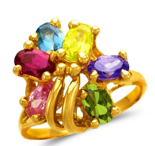 NEW 14K YELLOW GOLD MOTHER'S RING: NEW 14K YELLOW GOLD MOTHER'S RING MOTHER'S RING NEW 14K YELLOW GOLD Apx. SIZE: 17mm Apx. WEIGHT: 5.2g
