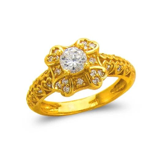 NEW 14K YELLOW GOLD LADIES FASHION SOLITAIRE RING: NEW 14K YELLOW GOLD LADIES FASHION SOLITAIRE RING LADIES FASHION SOLITAIRE RING NEW 14K YELLOW GOLD Apx. SIZE: 10mm Apx. WEIGHT: 5.1g