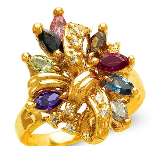 NEW 14K YELLOW GOLD MOTHER'S RING: NEW 14K YELLOW GOLD MOTHER'S RING MOTHER'S RING NEW 14K YELLOW GOLD Apx. SIZE: 20mm Apx. WEIGHT: 5.1g