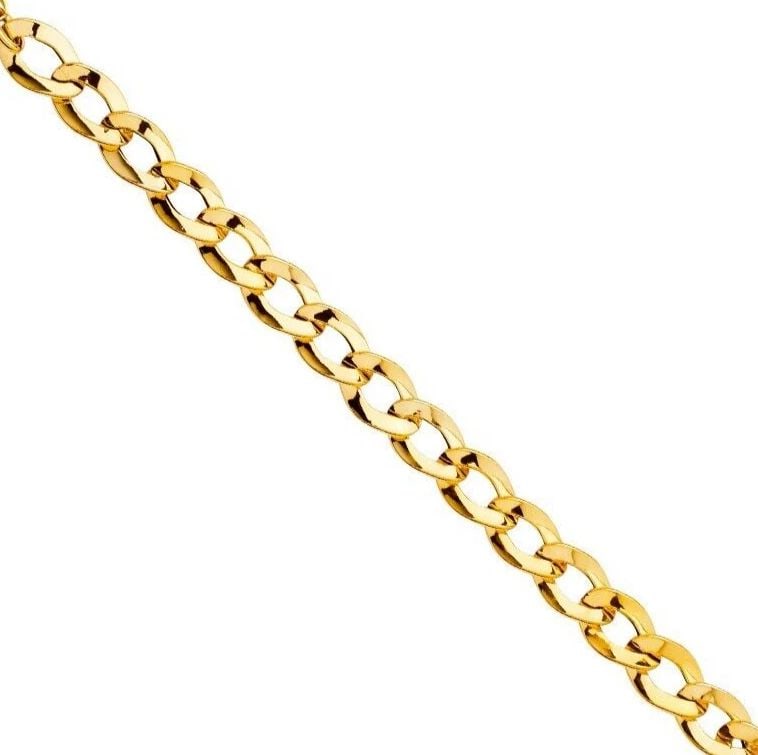 NEW 14K YELLOW GOLD FANCY HOLLOW BRACELET: NEW 14K YELLOW GOLD FANCY HOLLOW BRACELET FANCY HOLLOW BRACELET NEW 14K YELLOW GOLD LENGTH - 7.5in Apx WEIGHT - 5.1g