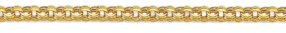 NEW 14K YELLOW GOLD FANCY LINK BRACELET (1 of 2)