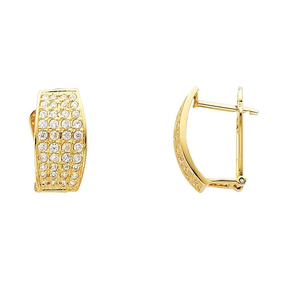 NEW 14K YELLOW GOLD HUGGIES EARRINGS: NEW 14K YELLOW GOLD HUGGIES EARRINGS HUGGIES EARRINGS NEW 14K YELLOW GOLD HEIGHT - 18 mm WIDTH - 10 mm Apx WEIGHT - 3.6 g