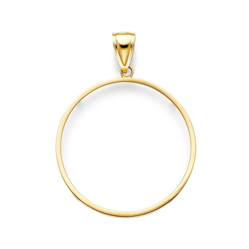NEW 14K YELLOW GOLD STAMP FRAME (50PESOS) (1 of 2)