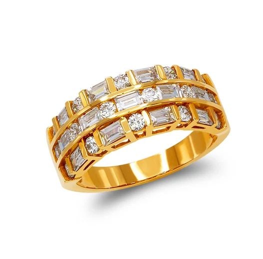 NEW 14K YELLOW GOLD LADIES FANCY RING (1 of 2)