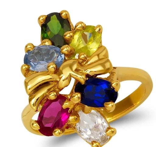 NEW 14K YELLOW GOLD MOTHER'S RING (1 of 2)