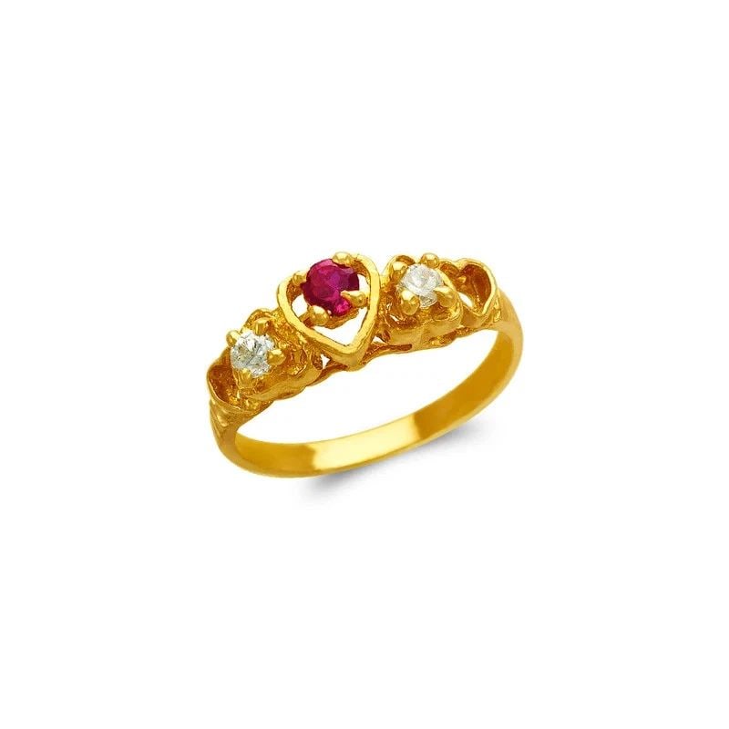 NEW 14K YELLOW GOLD LADIES FASHION RING (1 of 1)