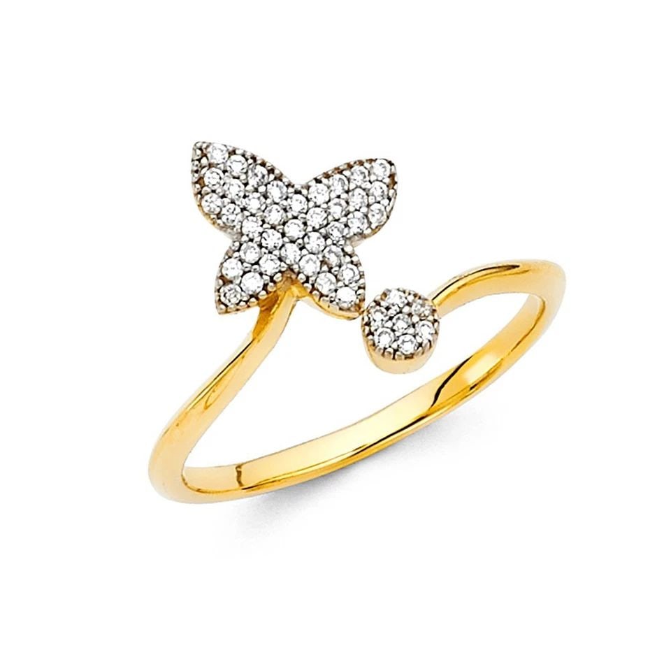 NEW 14K TWO TONE GOLD FANCY RING: NEW 14K TWO TONE GOLD FANCY RING FANCY RING NEW 14K TWO TONE GOLD WIDTH : 14 mm WEIGHT : 2.3g