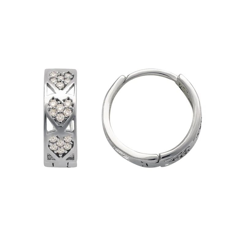 NEW 14K WHITE GOLD HUGGIE EARRINGS: NEW 14K WHITE GOLD HUGGIE EARRINGS HUGGIE EARRINGS NEW 14K WHITE GOLD Width: Approx. 4.5x14mm Apx WEIGHT: 2.2g