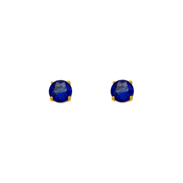 NEW 14K YELLOW GOLD DARK BLUE SAPPHIRE BIRTHSTONE SCREWBACK STUD EARRINGS: NEW 14K YELLOW GOLD DARK BLUE SAPPHIRE BIRTHSTONE SCREWBACK STUD EARRINGS DARK BLUE SAPPHIRE BIRTHSTONE SCREWBACK STUD EARRINGS NEW 14K YELLOW GOLD Width: Approx. 3mm Apx WEIGHT: 2g