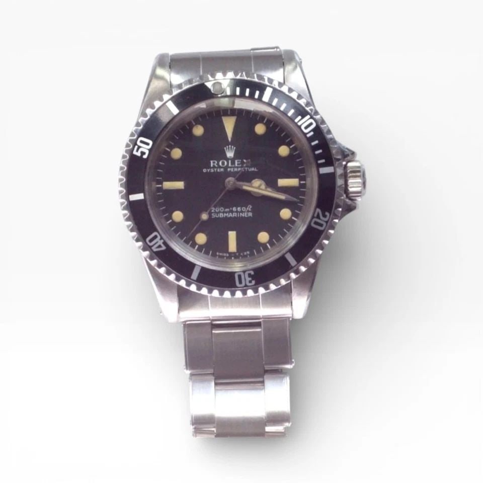 VINTAGE ROLEX SUBMARINER 40 MM METERS FIRST STEEL WATCH 5513 CIRCA 1967 (1 of 2)