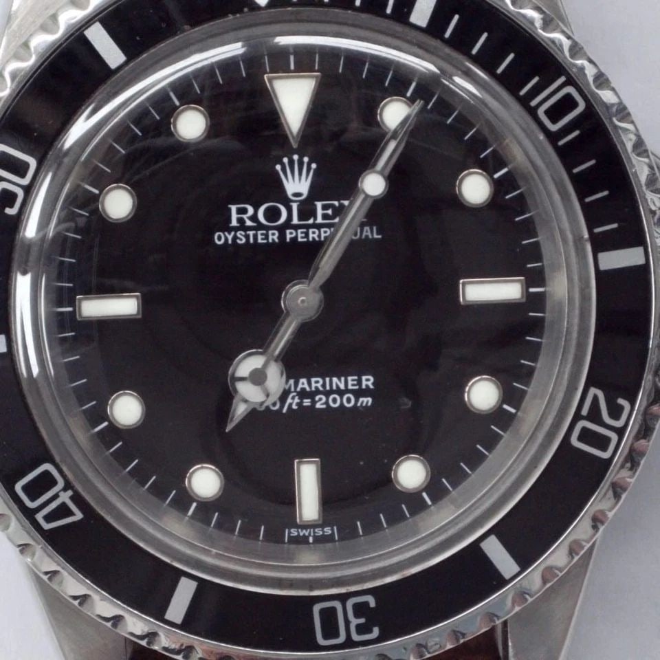 VINTAGE ROLEX SUBMARINER 40 MM GLOSSY STEEL AUTOMATIC WATCH 5513 CIRCA 1969 (1 of 2)