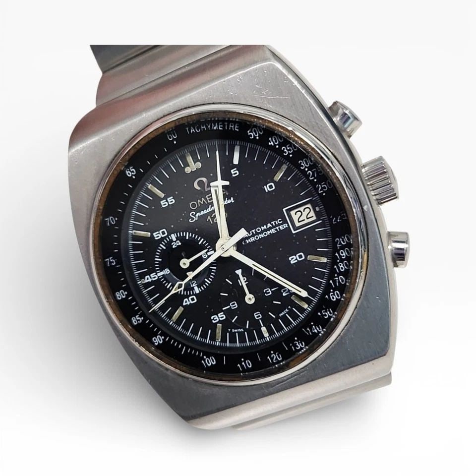 FULL SET 1979 OMEGA SPEEDMASTER ANNIVERSARY 125 42MM STEEL CHRONO WATCH 178.0002 (1 of 2)