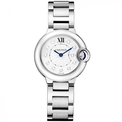 NEW CARTIER BALLON BLEU STAINLESS STEEL QUARTZ 28 MM SILVER WATCH W4BB0029: NEW CARTIER BALLON BLEU STAINLESS STEEL QUARTZ 28 MM SILVER WATCH Manufacturer Cartier Category Ballon Bleu Reference Number W4BB0029 Band Type Stainless Steel Box Yes Condition New with tags Crystal 