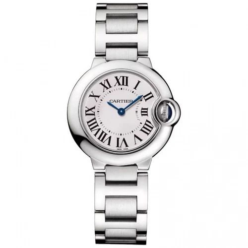 NEW CARTIER BALLON BLEU STAINLESS STEEL QUARTZ 28 MM SILVER WATCH WSBB0067: NEW CARTIER BALLON BLEU STAINLESS STEEL QUARTZ 28 MM SILVER WATCH Manufacturer Cartier Category Ballon Bleu Reference Number WSBB0067 Band Type Stainless Steal Bracelet Box Yes Condition New with tags