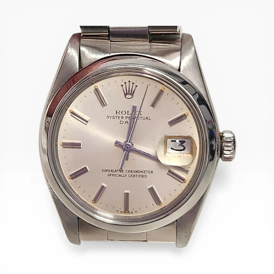ROLEX AIR KING PRECISION 34 MM STEEL OYSTER AUTOMATIC WATCH 5500 CIRCA 1978 (1 of 2)