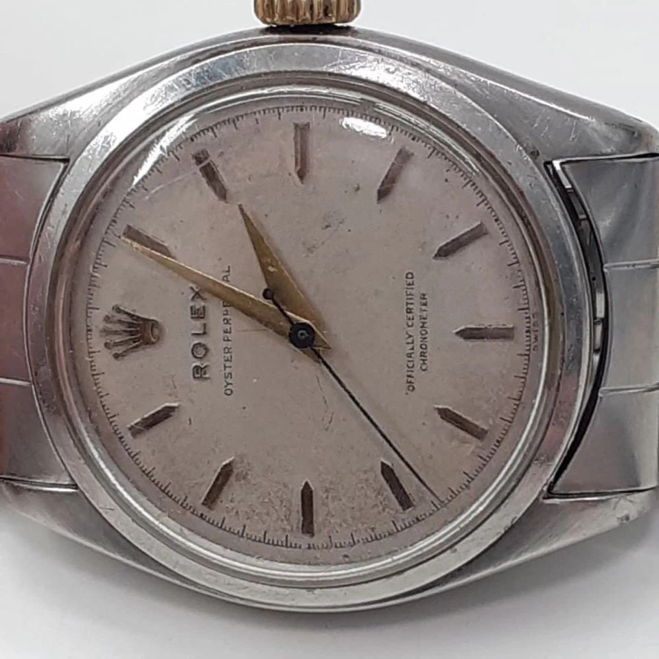 ROLEX LADIES DATEJUST 26 MM TWO TONE BLUE TURQUOISE DIAL WATCH 6917 CIRCA 1981 (1 of 2)