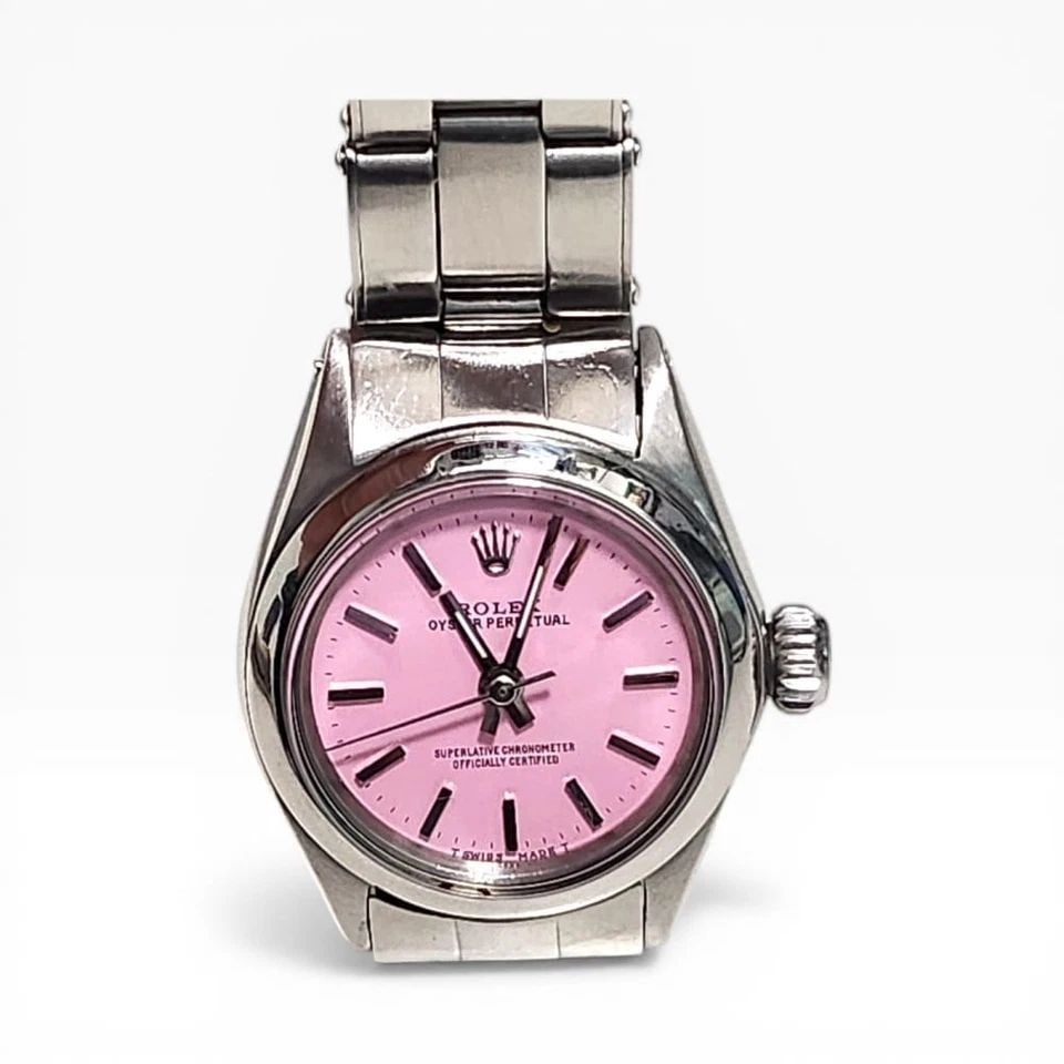 VINTAGE ROLEX OYSTER PERPETUAL LADIES 26MM TWO TONE OYSTER WATCH 6621 CIRCA 1965 (1 of 2)