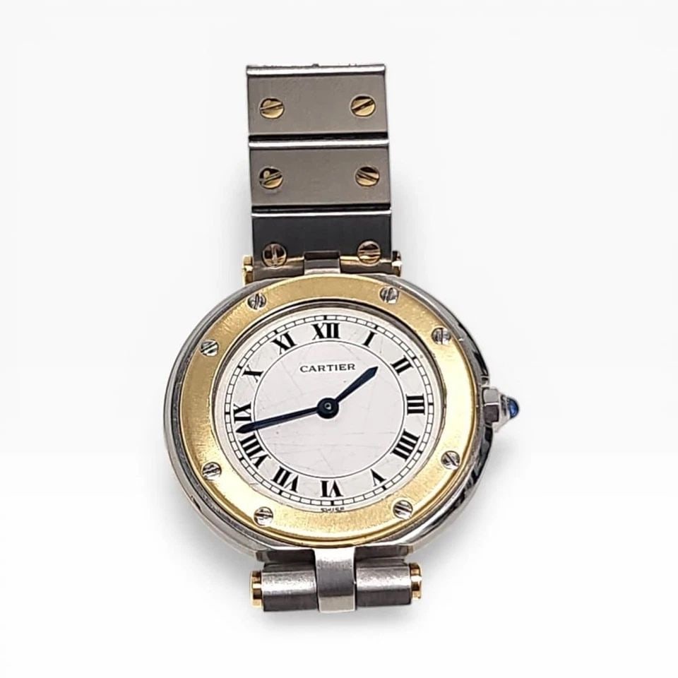 ROLEX OYSTER PERPETUAL LADIES 24 MM STEEL WHITE ROMAN AUTOMATIC WATCH 6718 1973 (1 of 2)