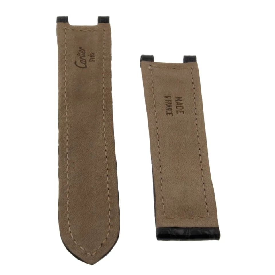 CARTIER STRAP PASHA GENUINE ALLIGATOR SHINY BROWN 18X16MM FACTORY NEVER WORN: CARTIER STRAP PASHA GENUINE ALLIGATOR SHINY BROWN 18X16MM FACTORY NEVER WORN Manufacturer Rolex Reference Number 18x16mm Additional Keywords Pasha Band Color Brown Band Type Shiny Alligator Features G