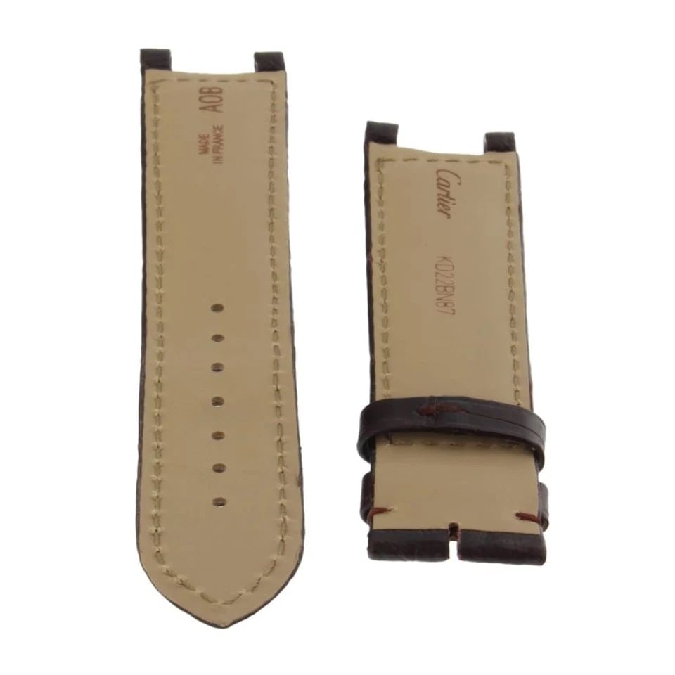 CARTIER STRAP PASHA GENUINE ALLIGATOR BROWN 20X18MM FACTORY NEVER WORN: CARTIER STRAP PASHA GENUINE ALLIGATOR BROWN 20X18MM FACTORY NEVER WORN Manufacturer Rolex Reference Number 20x18mm Additional Keywords Pasha Band Color Brown Band Type Alligator Features Genuine Allig